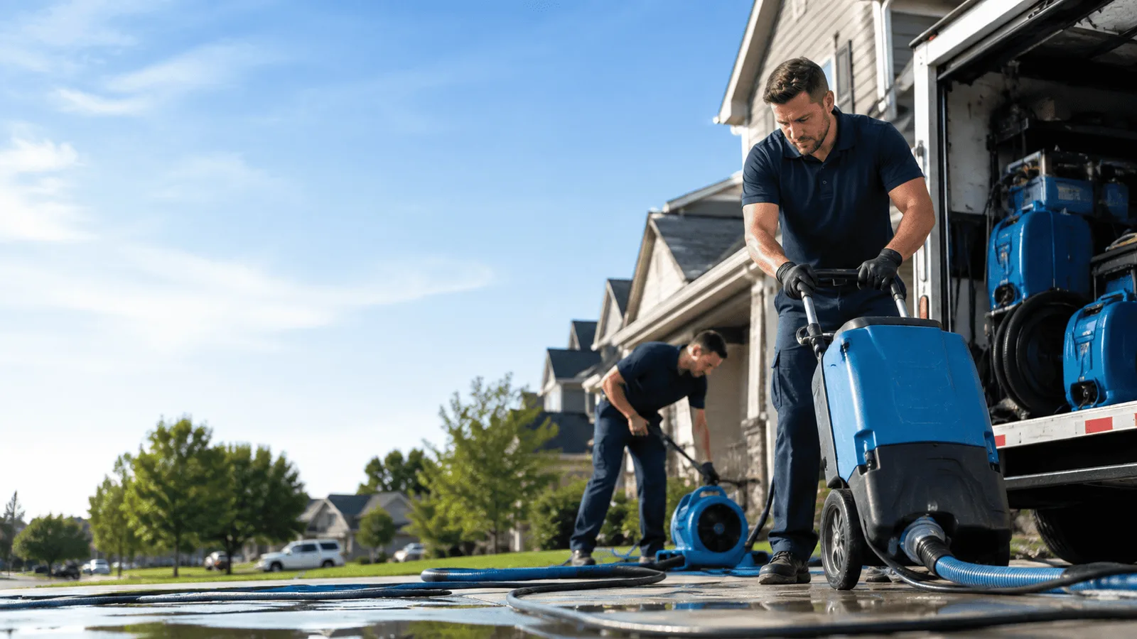 Dehumidification being performed in Lake Panasoffkee, FL